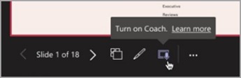 Turn on coach